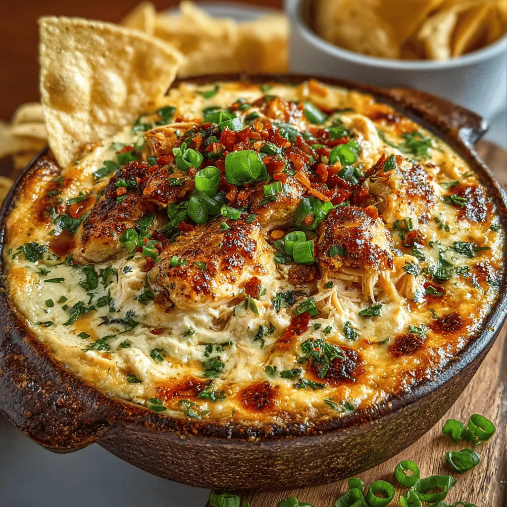 To achieve a well-balanced Spicy-Savory Pepper-Jack “Crack” Chicken Dip, the incorporation of chicken and jalapeños is vital. Start with pre-cooked shredded chicken; rotisserie chicken works beautifully for its convenience and flavor. As you mix the chicken into your base, ensure it is evenly distributed throughout the dip. This not only guarantees every bite has a delightful taste of chicken but also helps meld the flavors of the dip together.