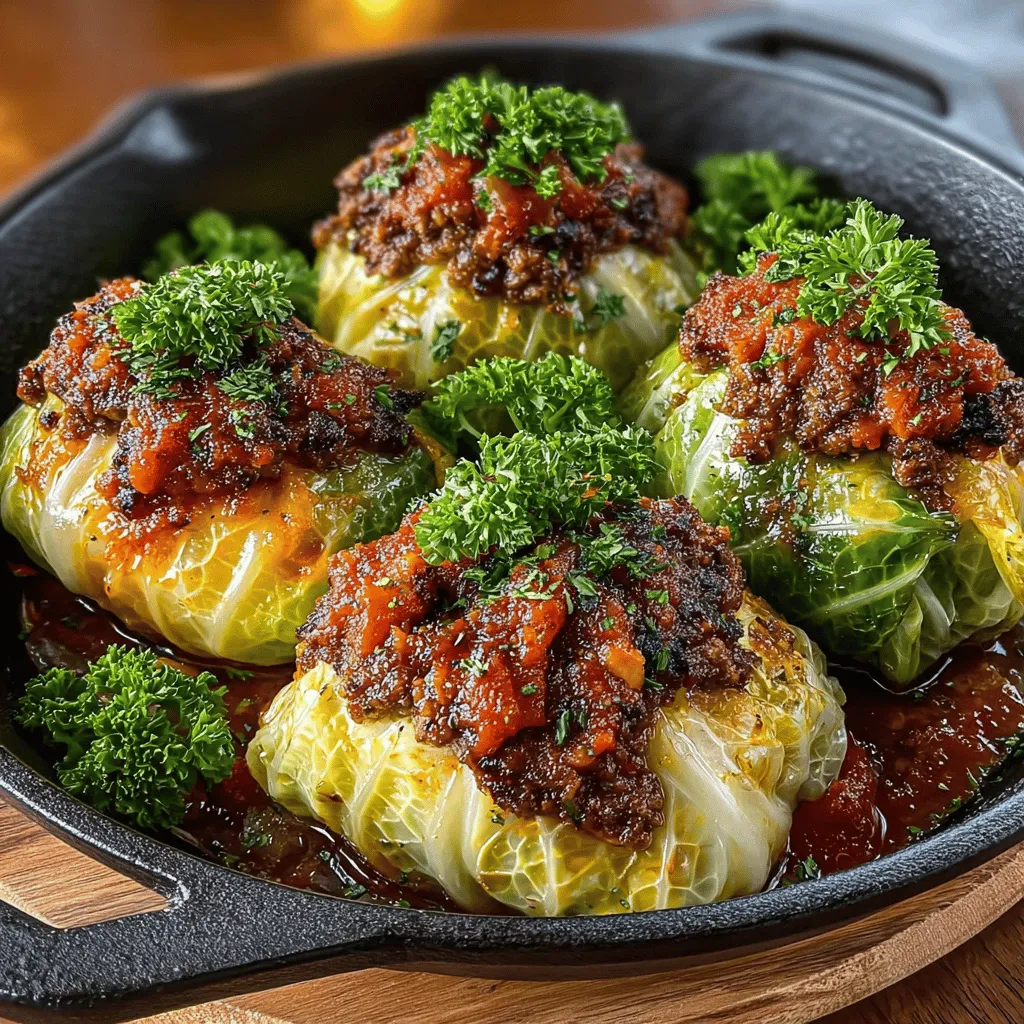 Cabbage Heaven Rolls are a heartwarming dish that brings comfort and nutrition to the family table. This delightful recipe combines tender cabbage leaves with a savory filling, creating a meal that is as satisfying as it is wholesome. Not only are these rolls delicious, but they are also versatile, allowing for various protein options and the inclusion of fresh herbs that elevate their flavor profile. Whether you are looking for a healthy weeknight dinner or a dish to impress at a family gathering, Cabbage Heaven Rolls fit the bill perfectly.
