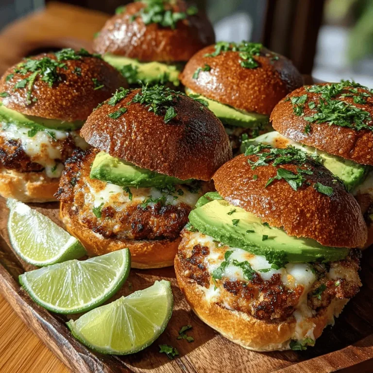 Sliders have become a beloved staple in casual dining, offering bite-sized delights that pack a punch of flavor. Perfect for entertaining at gatherings, enhancing the excitement of game day, or providing a quick yet satisfying weeknight dinner, sliders are versatile enough to suit any occasion. Among the myriad of slider options, Spicy Green Chili Turkey Sliders stand out as a delicious and nutritious choice that combines the lean protein of turkey with the vibrant, zesty flavor of green chilies. These sliders are not just another meal; they represent a culinary experience that balances health and taste, making them a fantastic addition to your recipe repertoire.