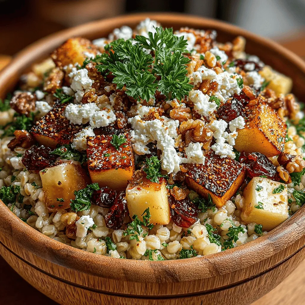 As the leaves begin to turn and the air grows crisp, there’s no better way to celebrate the beauty of autumn than with a warm and nourishing dish that embodies the season’s flavors. The Cozy Autumn Farro Salad is a delightful blend of hearty farro, tart apples, sweet dried cranberries, and crunchy toasted walnuts, making it the perfect addition to your fall table. This salad is not only visually appealing, but it also offers a symphony of textures and tastes, providing both comfort and nourishment as the days grow shorter.