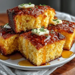 Welcome to the delightful world of Sweet Honey Butter Cornbread, a dish that embodies comfort and flavor in every bite. This beloved recipe not only serves as a delicious side but also brings a warm, inviting atmosphere to any gathering. Whether paired with a hearty chili, served alongside a succulent roast, or enjoyed on its own with a pat of butter, Sweet Honey Butter Cornbread has earned its place in kitchens across the country.
