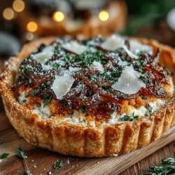 To create a truly standout Savory Sweet Caramelized Onion Pumpkin Tart, it is essential to understand the key ingredients that come together to form its unique flavor profile. Each component plays a vital role in both taste and texture, ensuring that every bite is a delightful experience.