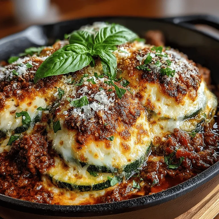 Lasagna is a beloved comfort food, known for its rich flavors, hearty consistency, and the warmth it brings to family gatherings. However, traditional lasagna can be heavy and loaded with calories, making it less appealing for those looking to maintain a balanced diet. Enter the Cheesy Zucchini Delight Lasagna Bake—a delightful twist on the classic that maintains the indulgent flavors we love while incorporating nutritious ingredients. This recipe not only satisfies your cravings but also offers a creative way to sneak in additional vegetables, making it a fantastic choice for families wanting to encourage healthier eating habits.