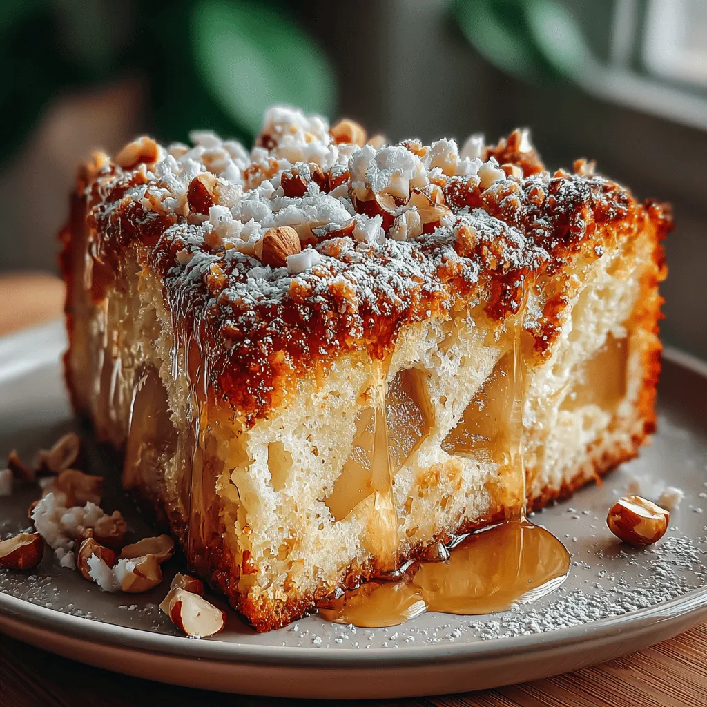 Pear Hazelnut Crumble Cake Recipe