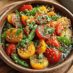 Peachy Summer Zing Stir Fry: A Flavorful and Healthy Delight