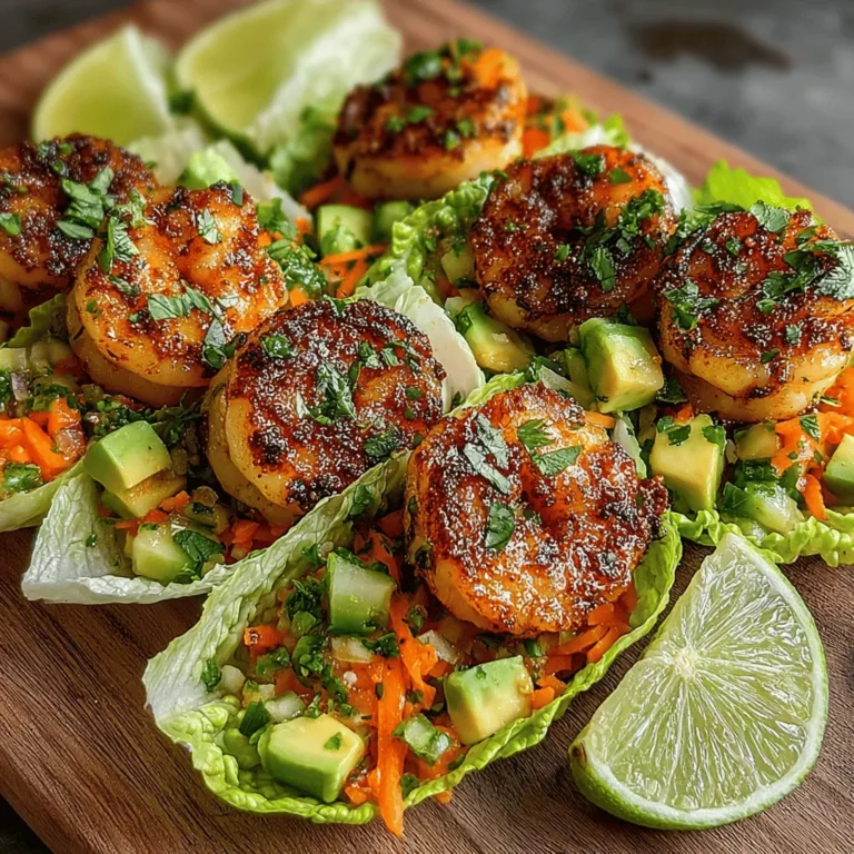 In today's fast-paced world, healthy eating can sometimes feel like a challenge. However, with the right recipes at your fingertips, nourishing your body with fresh ingredients can be both enjoyable and effortless. One dish that perfectly embodies this philosophy is Zesty Garlic Lime Shrimp Lettuce Wraps. This delightful recipe not only showcases the vibrant flavors of fresh produce but also highlights shrimp as a lean protein option, making it a fantastic choice for health-conscious individuals.
