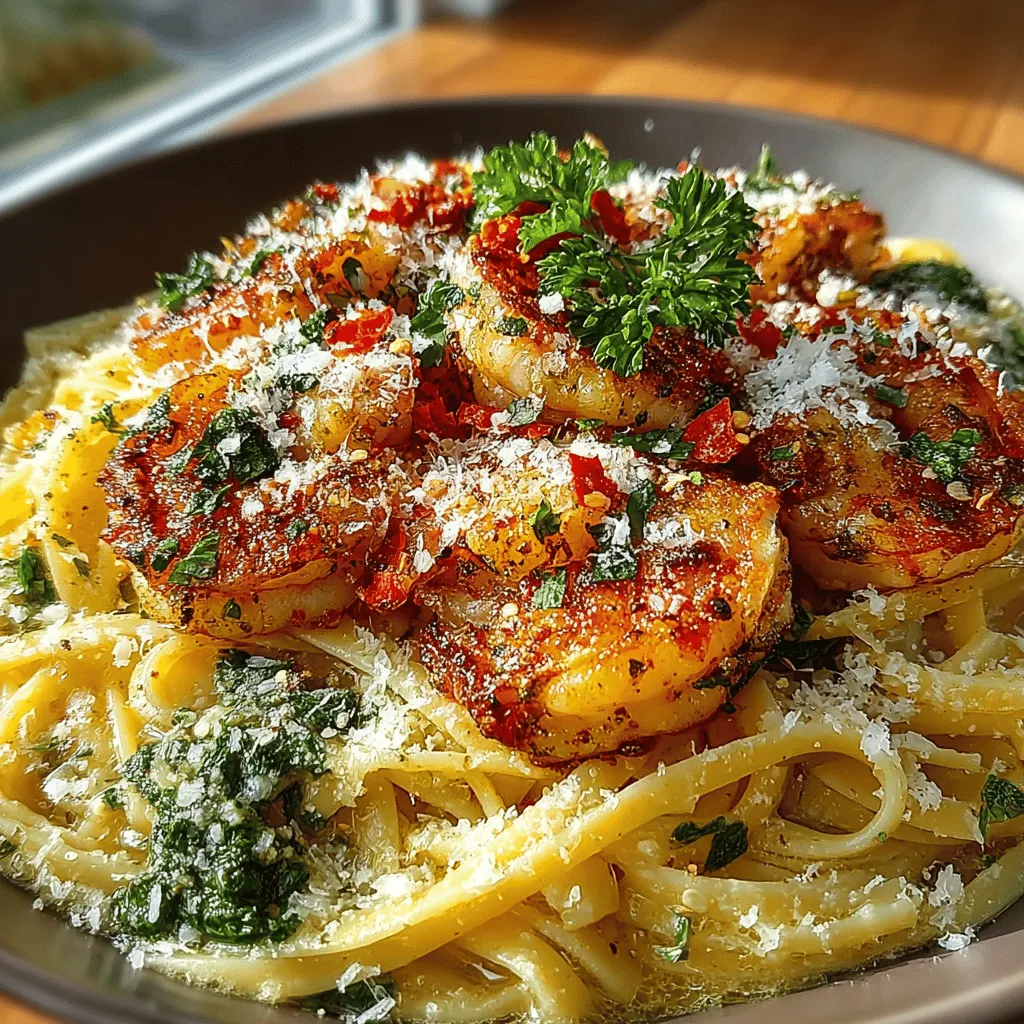 Garlic Herb Shrimp Scampi Pasta is a dish that perfectly encapsulates the beauty of Italian cuisine, marrying simplicity with rich, vibrant flavors. This recipe is a celebration of fresh ingredients and quick cooking techniques, making it an ideal choice for a variety of occasions, from casual weeknight dinners to elegant gatherings with friends and family. The dish features plump, succulent shrimp coated in a fragrant garlic herb sauce, served over a bed of perfectly cooked pasta. With its delightful aroma and exquisite taste, Garlic Herb Shrimp Scampi Pasta is sure to impress even the most discerning palates.