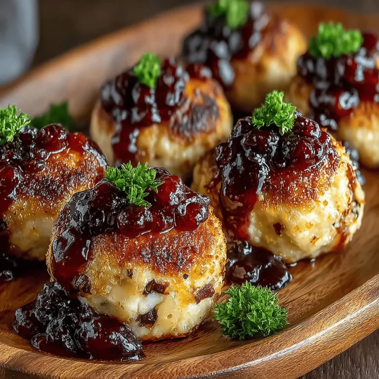 As the holiday season approaches, the kitchen becomes a hub of activity filled with the enticing aromas of seasonal dishes. Holiday cooking is an opportunity to celebrate flavors that evoke warmth and nostalgia, and one of the best ways to do this is by incorporating fresh, seasonal ingredients into your meals. This is where our Festive Cranberry Apple Turkey Meatballs come into play, offering a delightful twist on a classic dish. By blending the tartness of fresh cranberries with the sweetness of apples and the lean goodness of turkey, this recipe creates a festive dish that is both healthy and delicious. Not only is it perfect for impressing guests, but it also makes for a comforting family dinner that everyone will love.