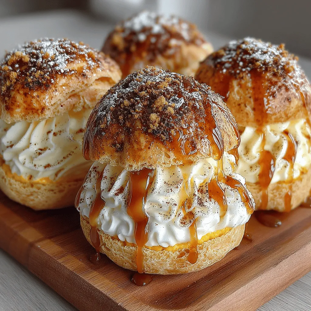 Pumpkin Cream Puff Pastries: A Culinary Delight