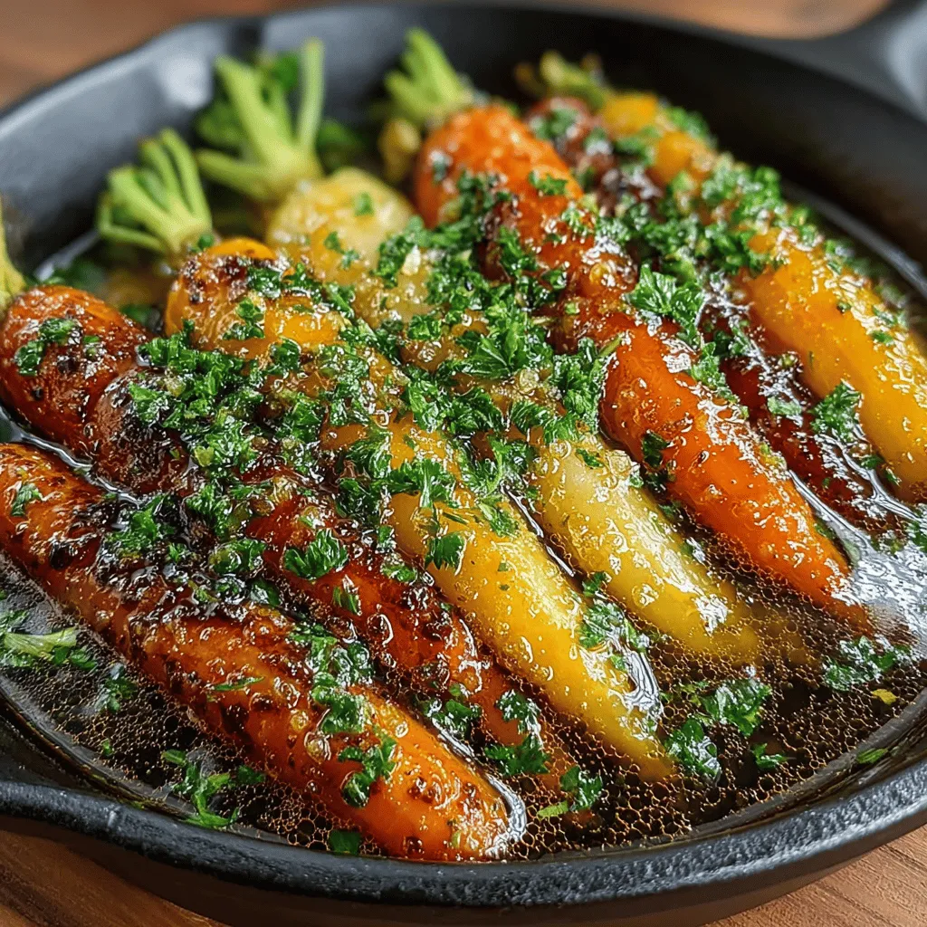 Maple Brown Sugar Glazed Carrots are a delightful addition to any meal, combining the natural sweetness of carrots with the rich flavors of maple syrup and brown sugar. This dish is not only visually appealing with its glossy finish but also offers a wonderful balance of taste that can elevate both simple family dinners and festive holiday feasts. The appeal of glazed carrots lies in their ability to transform a humble vegetable into a sumptuous side dish that complements a wide range of entrees, from roasted meats to vegetarian options.