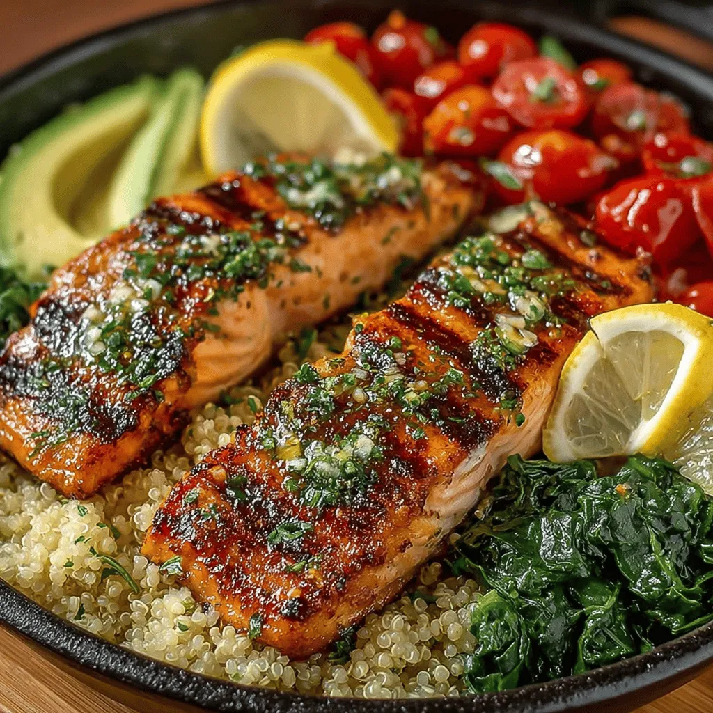 In today’s fast-paced world, finding a meal that is both healthy and delicious can often feel like a daunting task. However, Grilled Lemon Garlic Salmon Bowls offer a perfect solution, combining fresh ingredients and vibrant flavors into a single, satisfying dish. This recipe not only showcases the rich taste of salmon but also incorporates a medley of vegetables and wholesome grains, making it a nutritious choice for any meal of the day. With its easy preparation, stunning presentation, and health benefits, this recipe has gained popularity among home cooks and food enthusiasts alike.