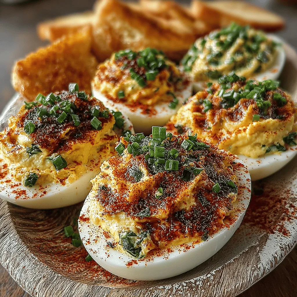 Deviled eggs are a classic appetizer that never fails to impress at gatherings, picnics, and family meals. Their creamy filling, combined with a slight tang and a hint of spice, makes them a versatile dish that can cater to various taste preferences. Whether served at a holiday feast or as a simple snack, deviled eggs bring a touch of elegance and nostalgia to the table. This beloved dish has secured its place in American culinary tradition, transcending generations with its satisfying flavor and simple preparation.