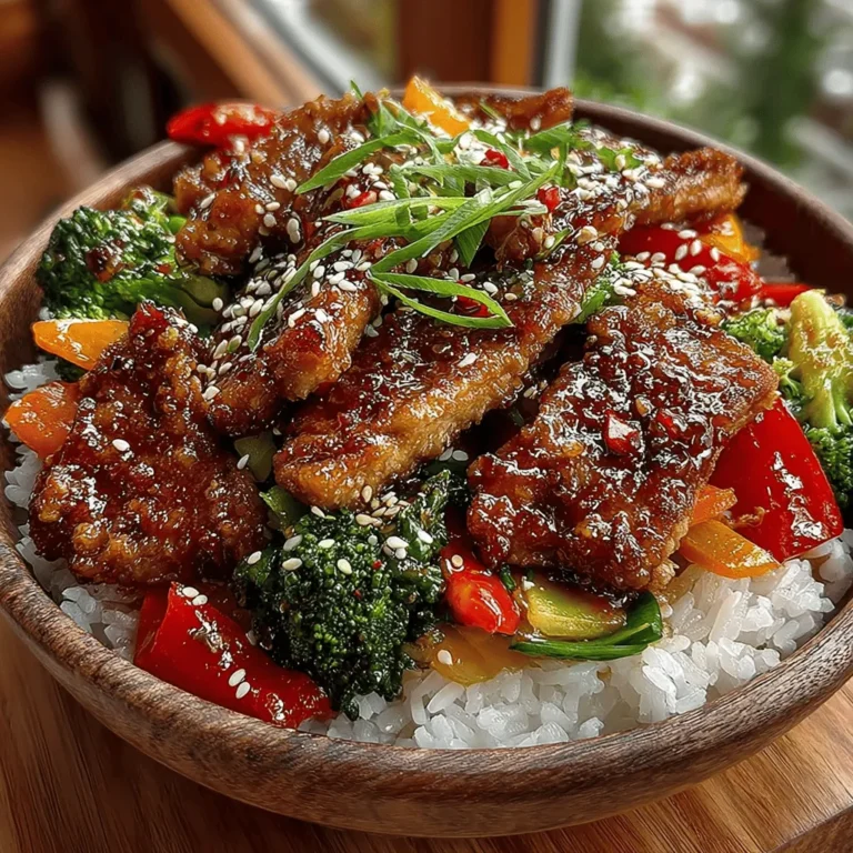 When it comes to quick and delicious weeknight meals, few dishes can compete with the allure of a stir-fry. The Sweet & Savory Honey Garlic Chicken Stir-Fry encapsulates this charm, offering an enticing combination of sweet and savory flavors that tantalize the taste buds. This dish not only delivers on taste but also showcases vibrant colors and textures, making it as visually appealing as it is delicious.