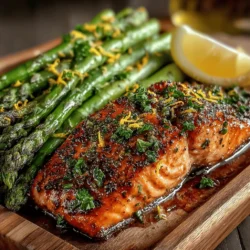 Zesty Lemon Herb Salmon with Asparagus