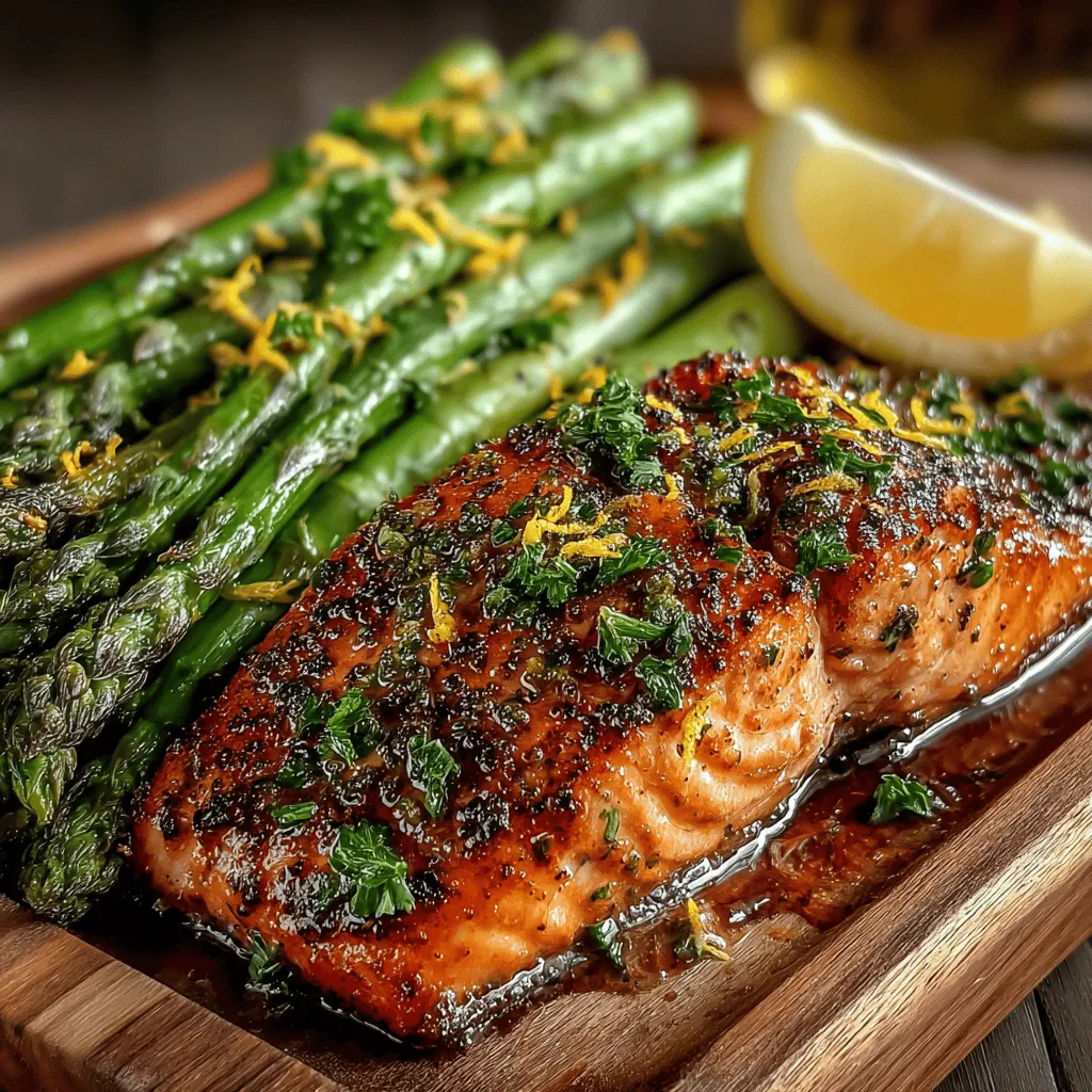 Zesty Lemon Herb Salmon with Asparagus
