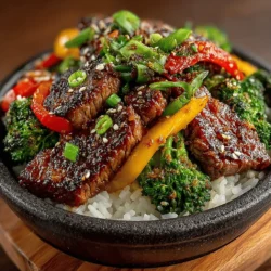 When it comes to weeknight dinners that deliver both flavor and nutrition, Zesty Beef & Broccoli Bliss stands out as a captivating choice. This dish is a vibrant amalgamation of tender beef, crisp broccoli, and a zesty sauce that dances on the palate. The balance of savory and slightly tangy flavors, complemented by the bright greens of broccoli, creates a visually appealing meal that is as delightful to look at as it is to eat. For families and busy individuals alike, this dish offers a satisfying solution to the nightly dilemma of what to cook—promising both health benefits and culinary enjoyment without demanding hours of preparation.