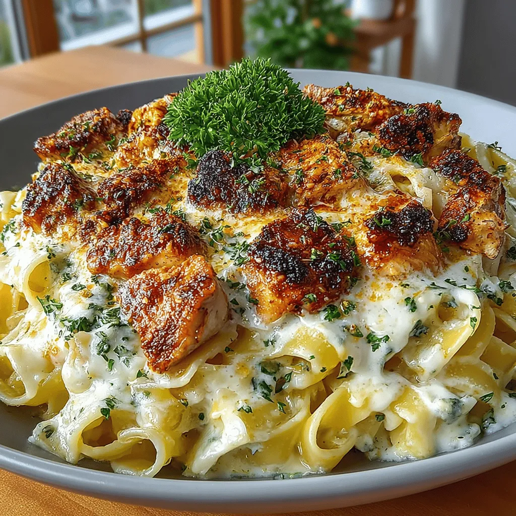 Creamy Dreamy Chicken Alfredo Pasta