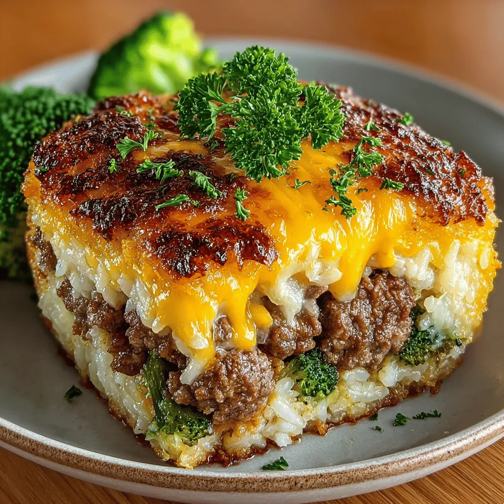 When it comes to weeknight dinners, few meals can rival the comfort and satisfaction offered by a cheesy beef and broccoli rice casserole. This dish seamlessly combines protein, vegetables, and grains into a single serving that is not only hearty but also pleasing to the palate. The rich, creamy texture of the cheese melds beautifully with tender bites of beef and crisp broccoli, creating a wholesome meal that feels like a warm hug after a long day.