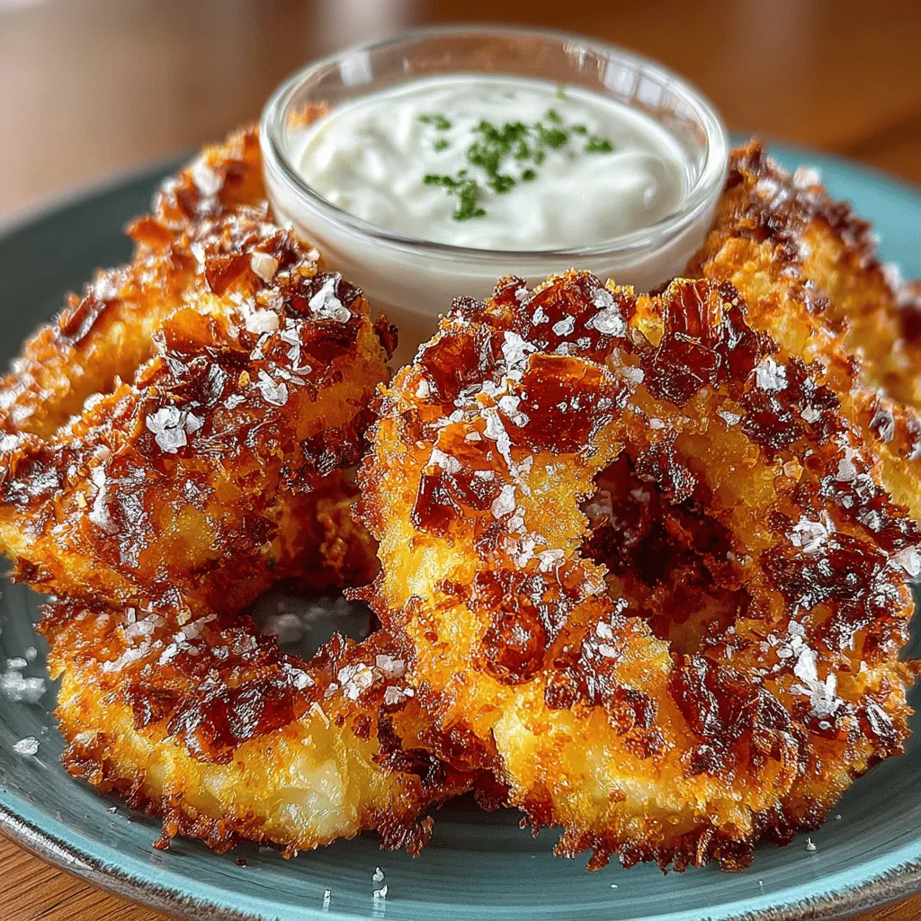 Crispy golden onion rings are a quintessential snack and appetizer that have the power to elevate any meal. Whether served alongside a juicy burger, as a stand-alone treat, or as part of an elaborate appetizer spread, these crunchy delights provide an irresistible combination of texture and flavor. The allure of onion rings lies not only in their satisfying crunch but also in their versatility and the way they can enhance a variety of dishes. In this article, we will guide you through the process of creating perfectly crispy onion rings at home, sharing insights into the ingredients and techniques that make them truly irresistible. Whether you’re hosting a gathering, enjoying a casual meal, or simply satisfying a craving, this recipe is certain to impress.