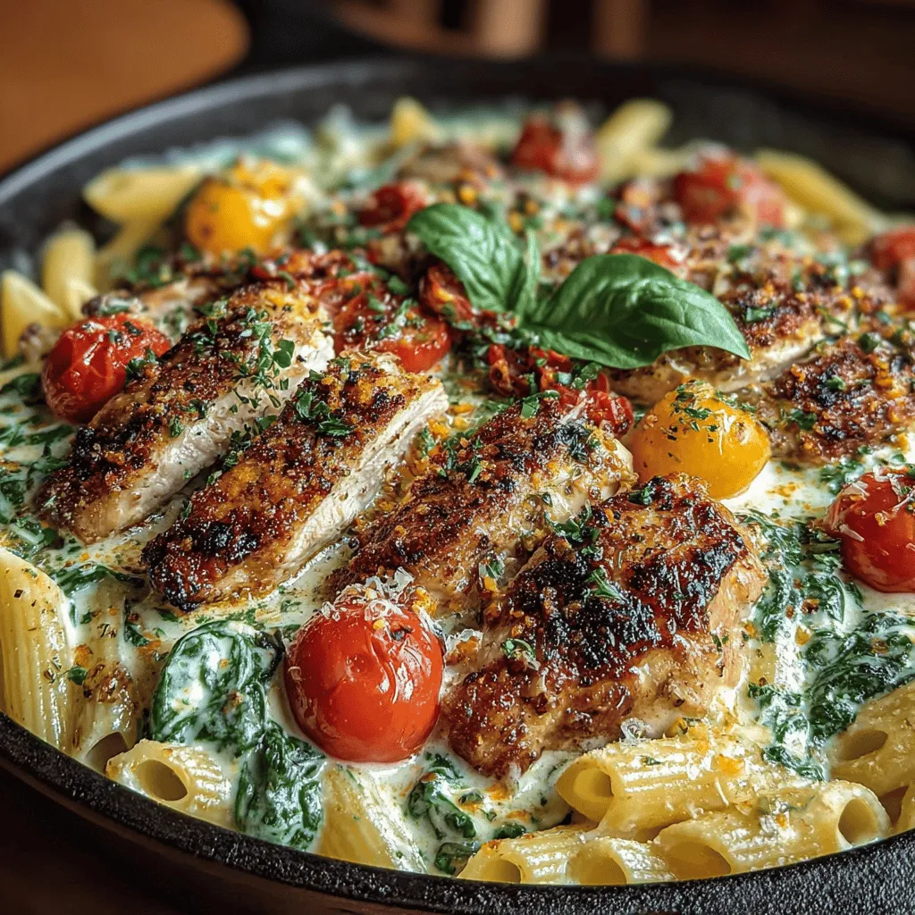 In the hustle and bustle of modern life, finding time to prepare a nourishing meal can often feel like a daunting task. This is where the concept of easy weeknight dinners comes into play, providing a much-needed solution for busy families and individuals alike. Among the myriad of recipes suitable for quick preparation, the Creamy Chicken and Spinach Pasta Skillet stands out as a delightful and comforting option. This dish combines tender chicken, vibrant spinach, and a rich, creamy sauce enveloping pasta, all cooked in a single pan. It's the epitome of convenience without compromising on flavor, making it an ideal choice for any weeknight dinner.