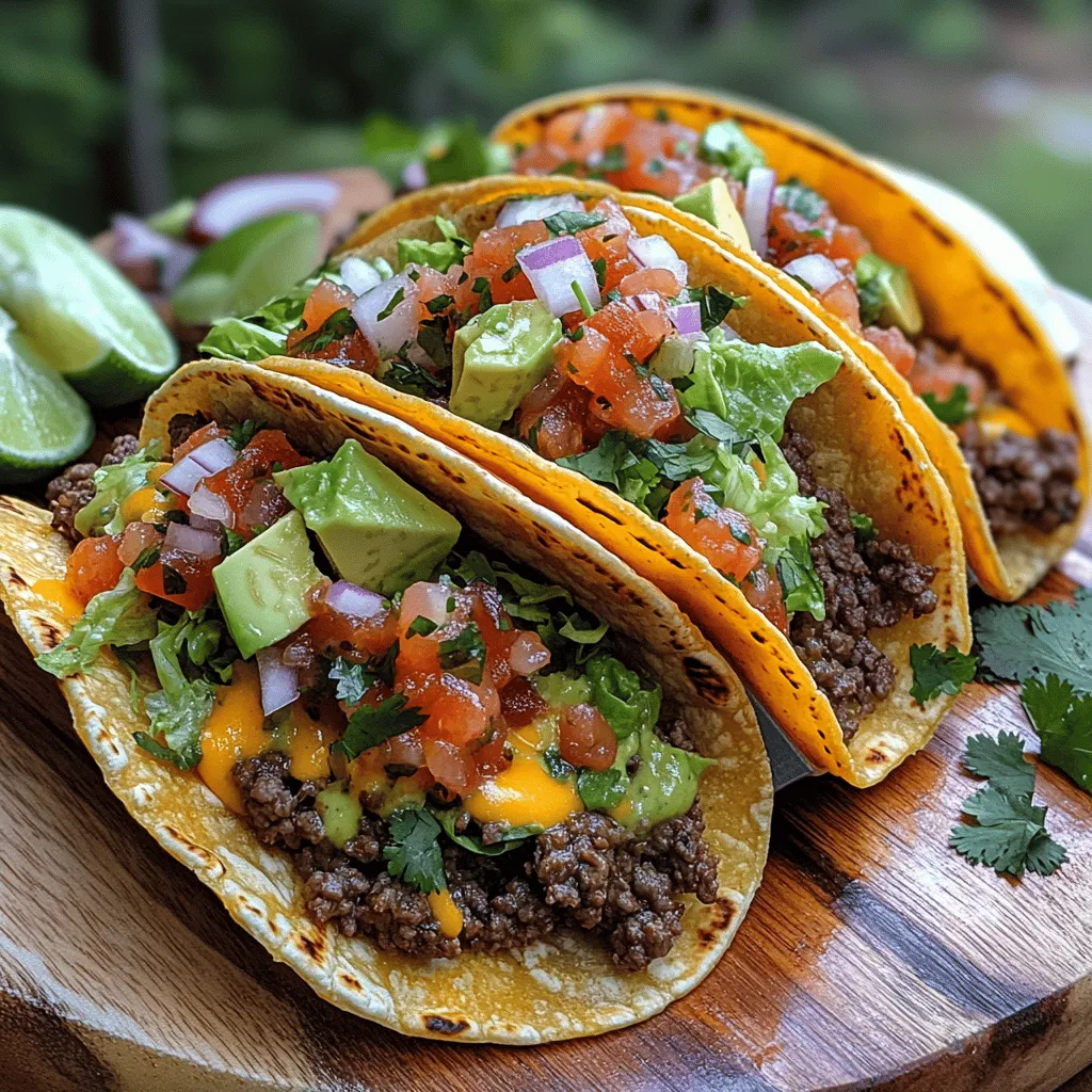 Zesty Beef Tacos with Fresh Salsa: A Flavorful Journey