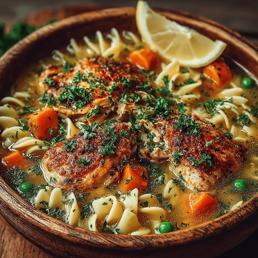 When the chill of winter settles in or a rainy day calls for comfort, few dishes are as satisfying as a warm bowl of chicken noodle soup. This classic comfort food has been a staple in homes for generations, celebrated not just for its heartiness and flavor but also for its ability to evoke feelings of warmth and nostalgia. A bowl of chicken noodle soup can transport us back to our childhood, where we remember cozy evenings spent around the dinner table, sharing stories over a steaming pot of homemade goodness.
