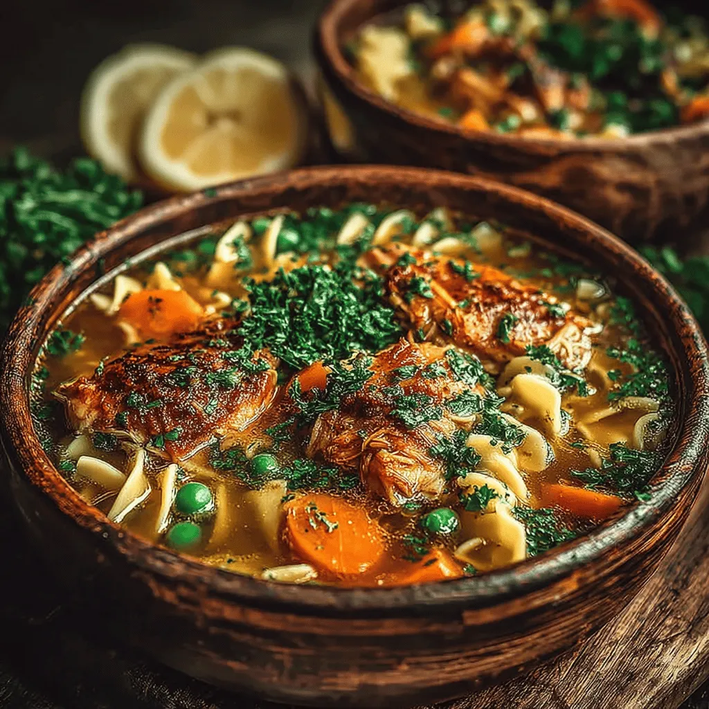 When the chill of winter settles in or a rainy day calls for comfort, few dishes are as satisfying as a warm bowl of chicken noodle soup. This classic comfort food has been a staple in homes for generations, celebrated not just for its heartiness and flavor but also for its ability to evoke feelings of warmth and nostalgia. A bowl of chicken noodle soup can transport us back to our childhood, where we remember cozy evenings spent around the dinner table, sharing stories over a steaming pot of homemade goodness.