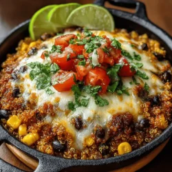 Cheesy Mexican Quinoa & Black Bean Delight: A Flavorful Journey