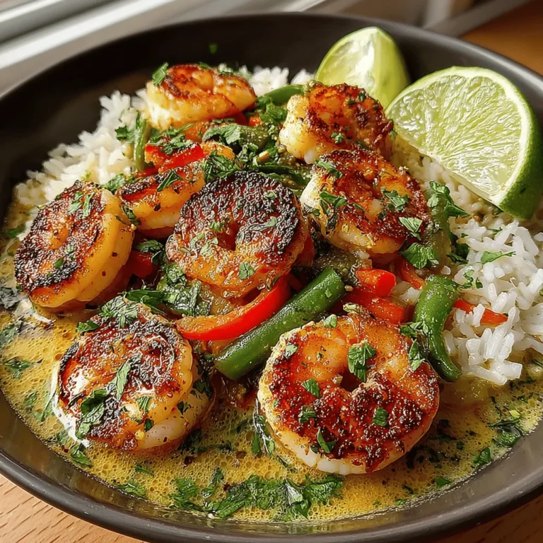 When you think of a dish that embodies the essence of tropical flavors and culinary simplicity, look no further than Tropical Delight: Quick Coconut Curry Shrimp with Jasmine Rice. This vibrant recipe is a burst of taste, combining succulent shrimp with the rich, creamy texture of coconut milk and the aromatic warmth of red curry paste. It's a dish that not only tantalizes the taste buds but also transports you to a tropical paradise with every bite.