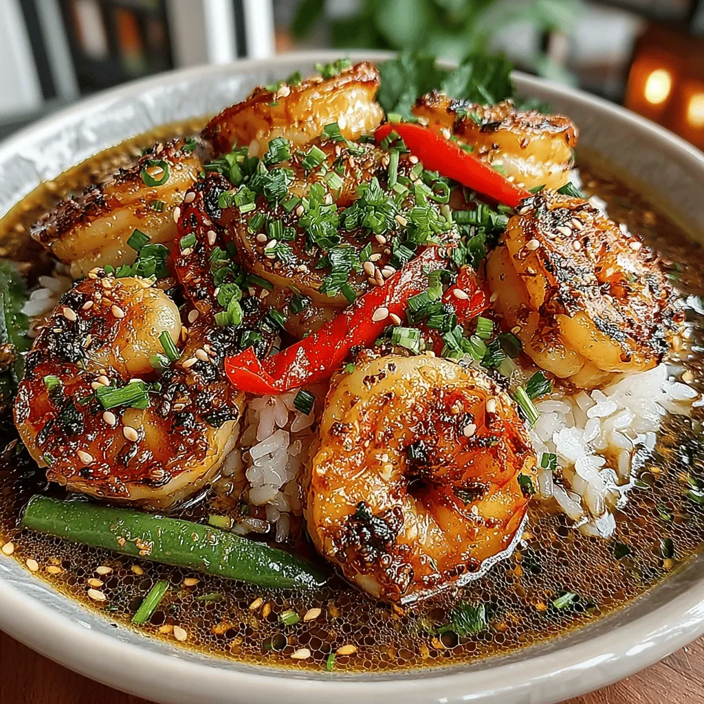 Sweet & Savory Honey Garlic Shrimp Bowl