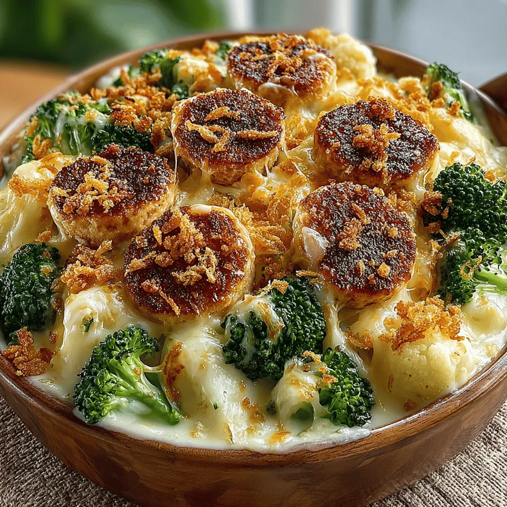 When it comes to family dinners or potluck gatherings, few dishes can rival the warmth and comfort of a casserole. The Cheesy Veggie Delight Casserole stands out as a perfect choice, offering a delightful blend of flavors and textures that appeal to both kids and adults alike. This hearty dish combines fresh vegetables with creamy cheese, creating a harmonious medley that not only satisfies the palate but also nourishes the body. Designed for ease of preparation, this casserole encourages vegetable consumption in a way that feels indulgent rather than obligatory, making it a go-to recipe for busy weeknights or special occasions.