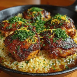 When it comes to weeknight dinners, nothing beats the convenience and satisfaction of a one-pan meal. The Zesty One-Pan Lemon Garlic Chicken and Rice is a captivating dish that combines the bright, tangy notes of fresh lemon with the savory aroma of garlic and the tender juiciness of chicken. This recipe not only promises a burst of flavor in every bite but also offers a hassle-free cooking experience that makes it perfect for busy households.